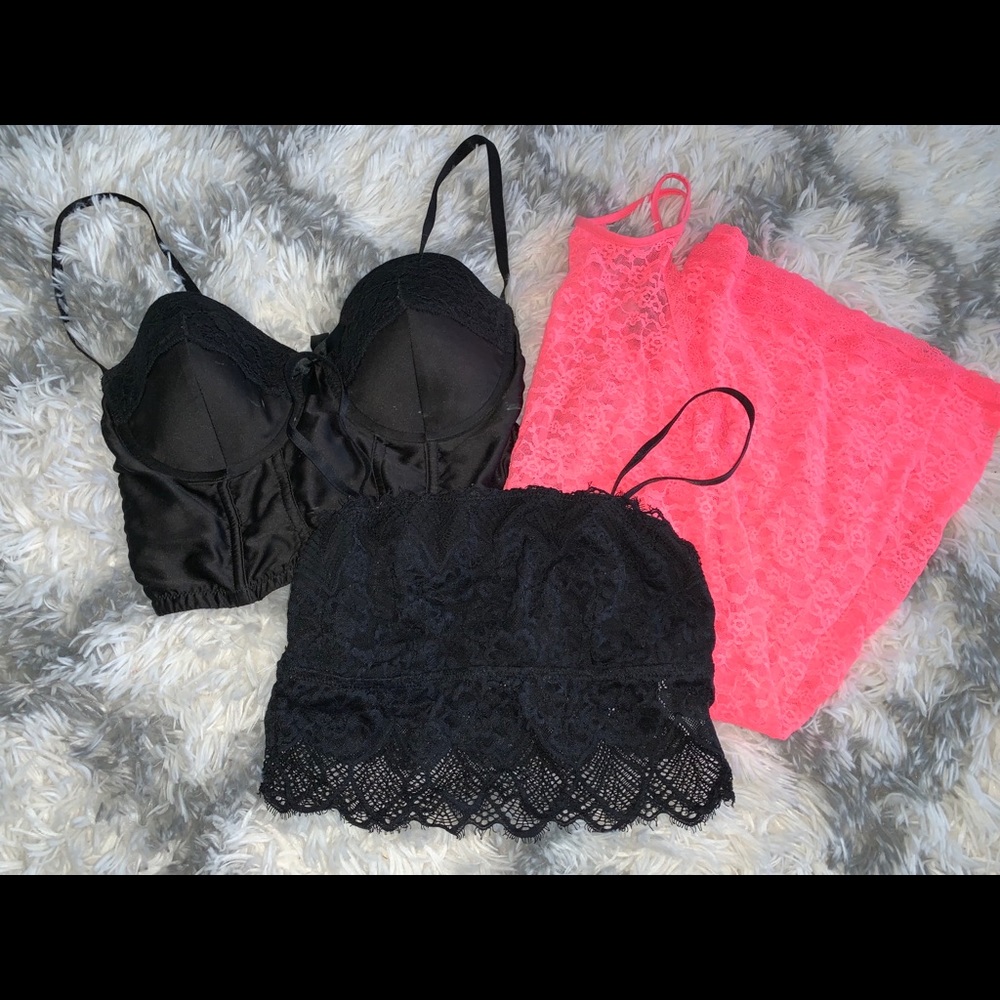 LINGERIE BUNDLE! (3) GUESS, AERIE